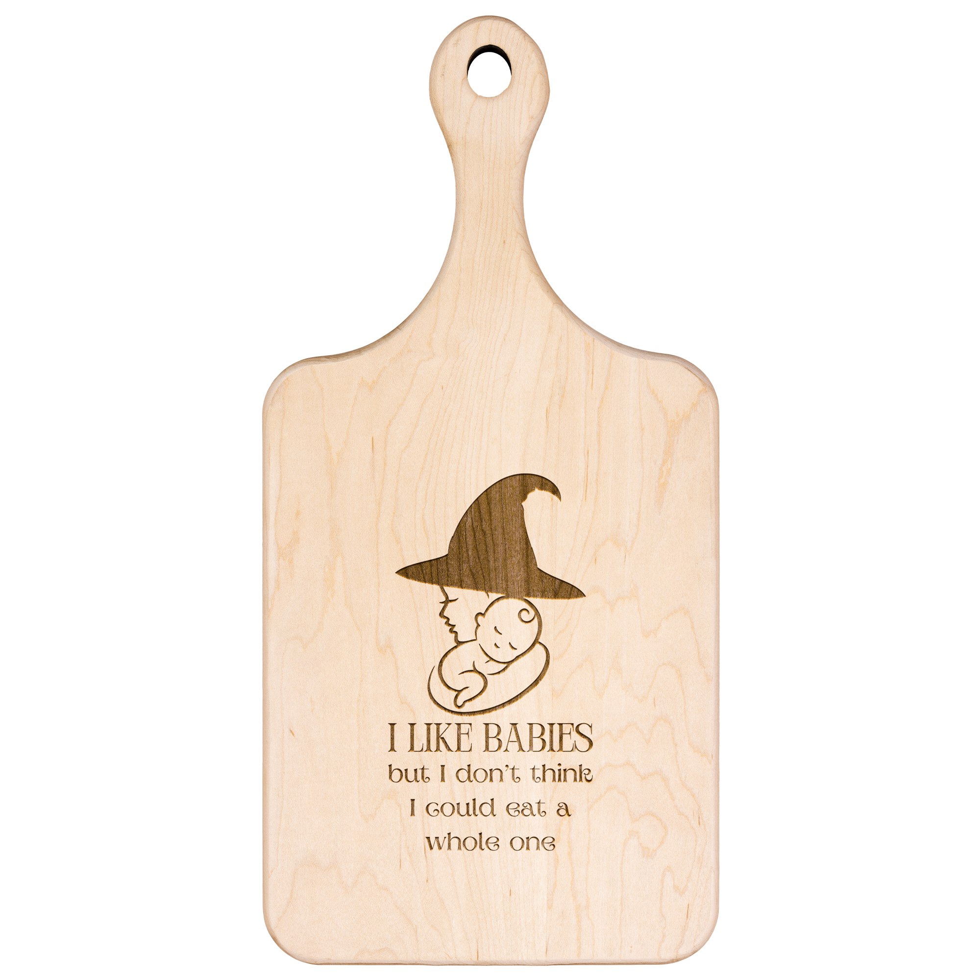 I Like Babies But I Don't Think I Could Eat A Whole One Hardwood Cutting Board - Image 2