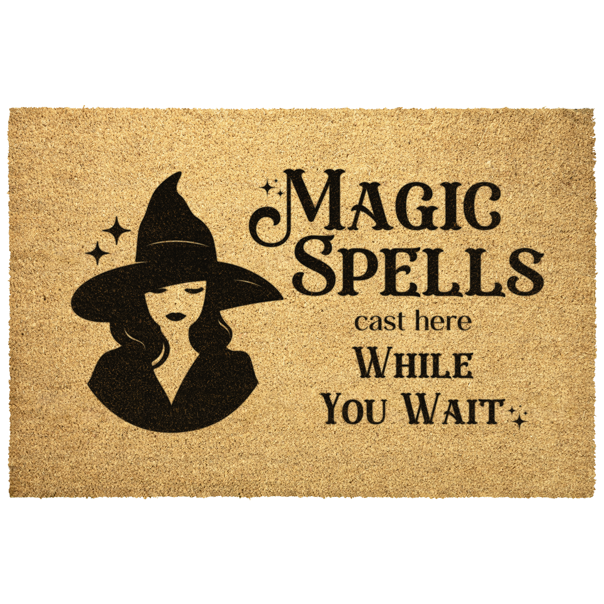MAGIC SPELLS Cast Here While You Wait DOORMAT | witch | witch decor | Halloween - Image 3