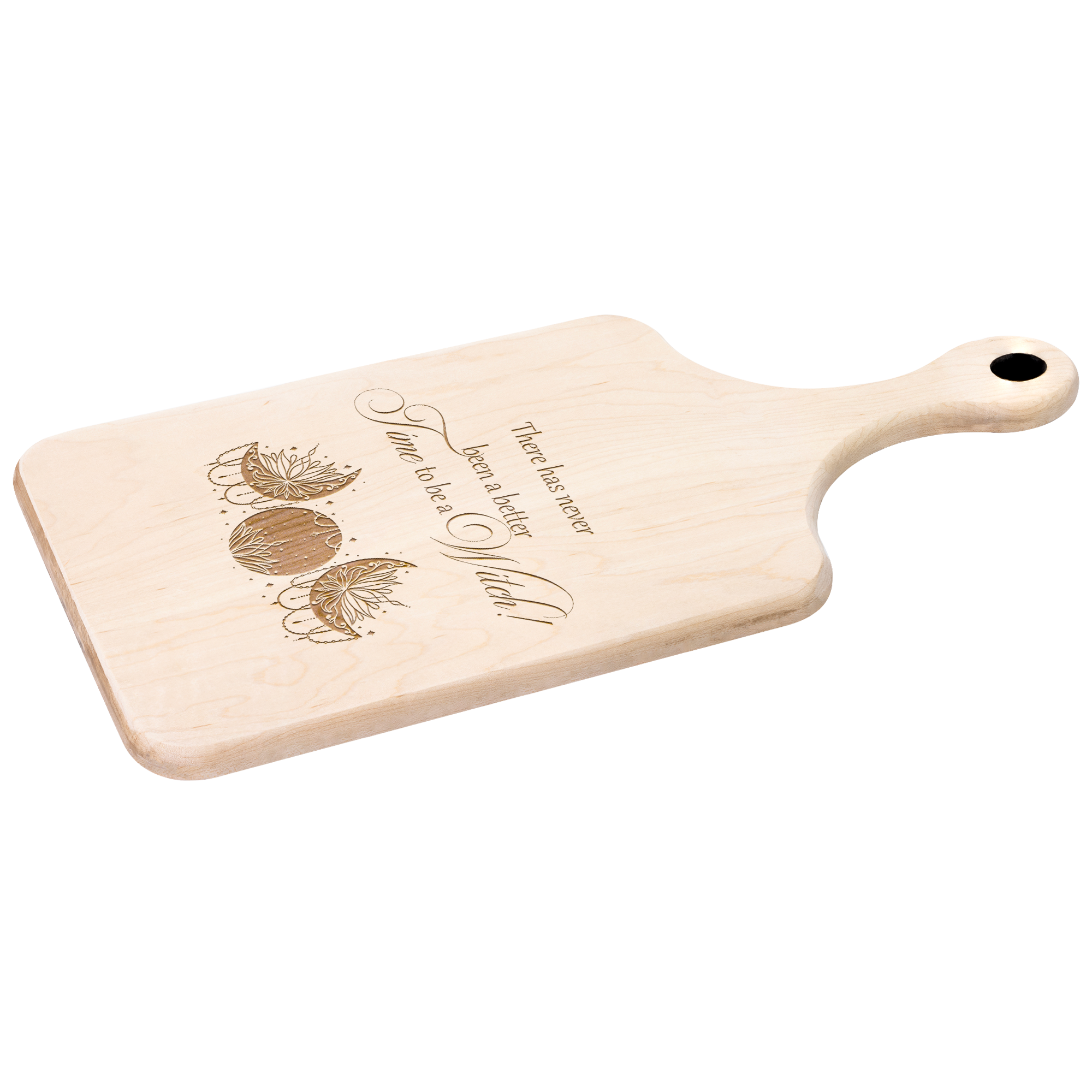 There Has Never Been A Better Time To Be A Witch Hardwood Cutting Board - Image 6