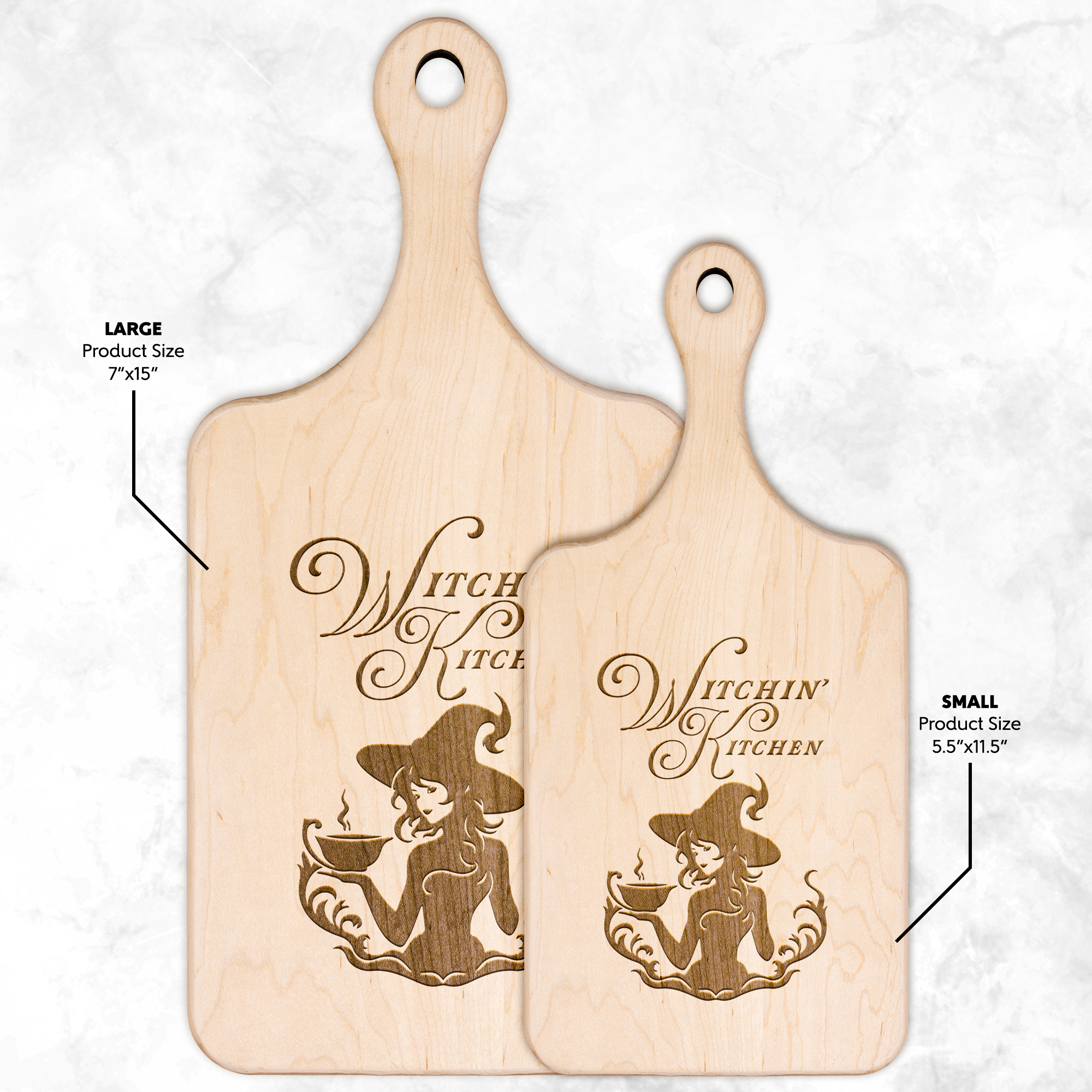 Witchin' Kitchen Hardwood Cutting Board - Image 3