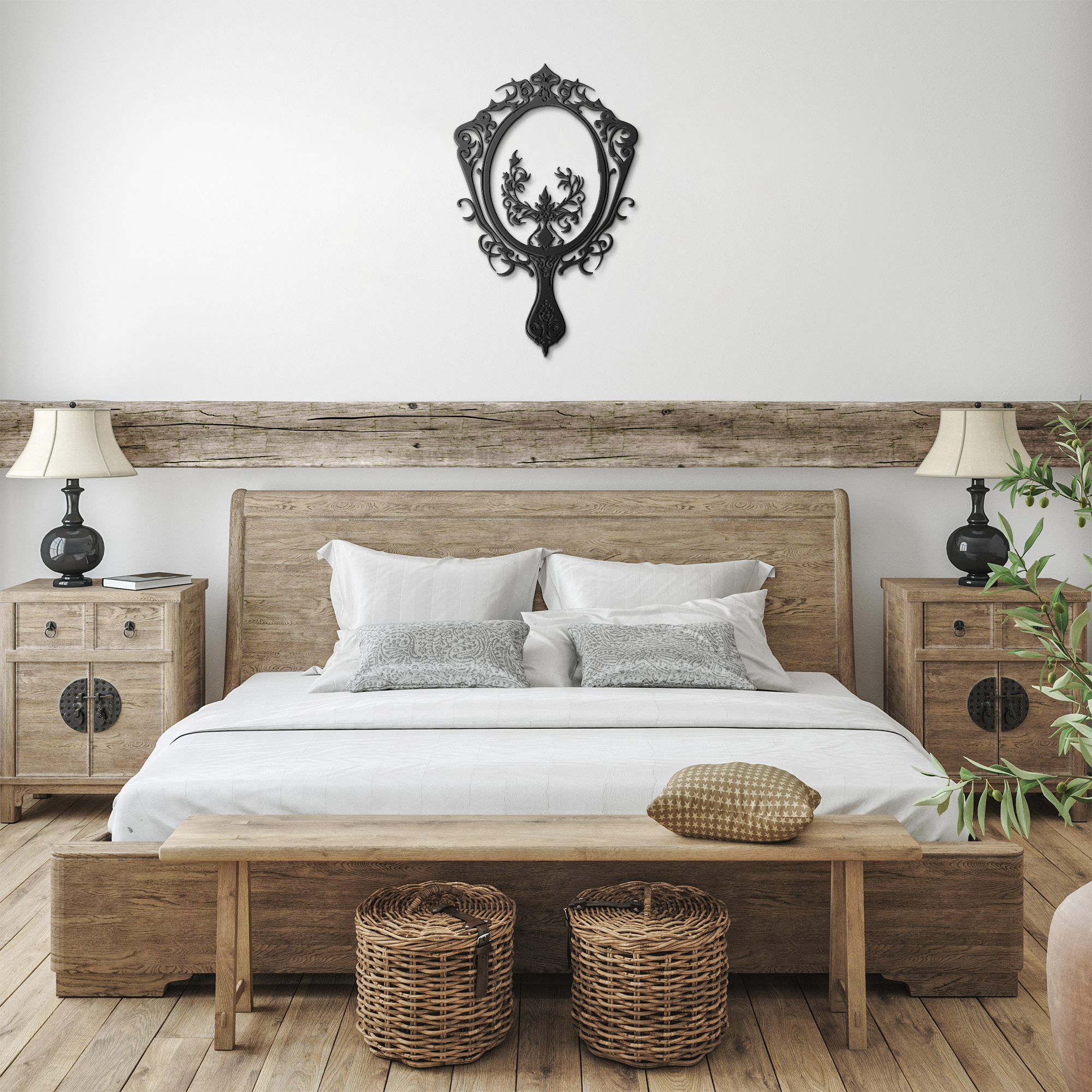 Mirror Mirror on the Wall Metal Wall Art