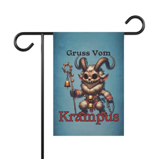 Gruss Vom Krampus Garden Flag - Image 2