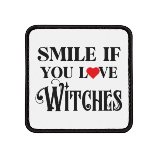 Smile If You Love Witches Iron-On Patche - Image 2