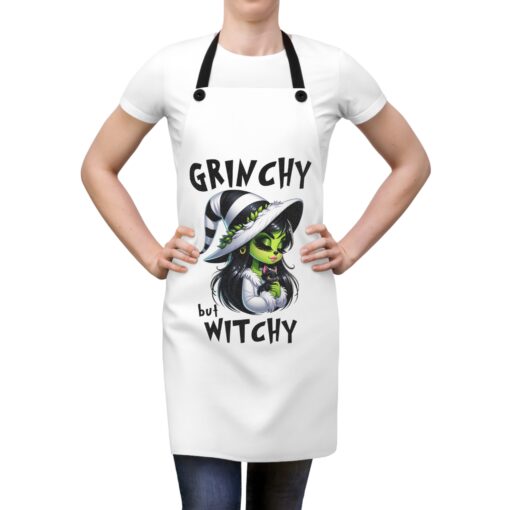 GRINCHY but WITCHY Apron | witch | witchcraft | Kitchen Witch | Grinch | Christmas | Witchmas