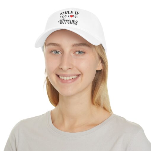 Smile If You Love Witches Low Profile Baseball Cap - Image 4