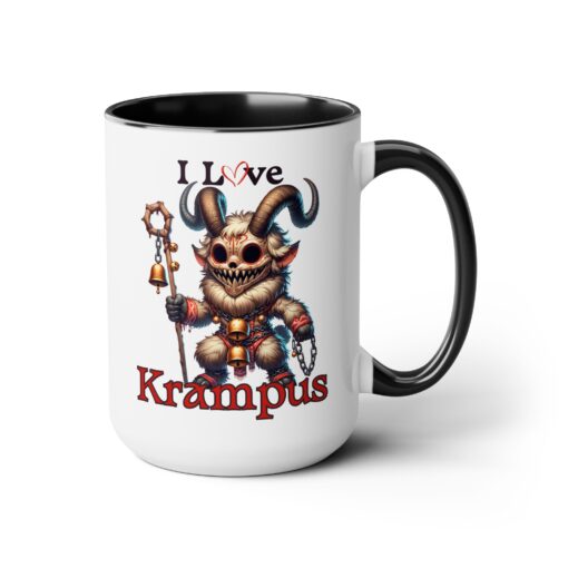 I Love Krampus Mug | Christmas | Sabbat | Yule | Krampus | Witchmas - Image 4