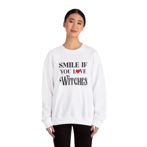 Smile If You Love Witches | Crewneck Sweatshirt - Image 4