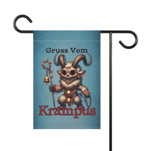 Gruss Vom Krampus Garden Flag - Image 3