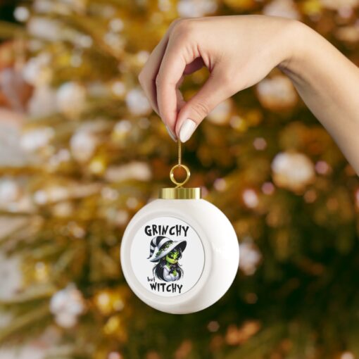 GRINCHY but WITCHY Witchmas Ornament | witch | witchcraft | pagan | Grinch - Image 4