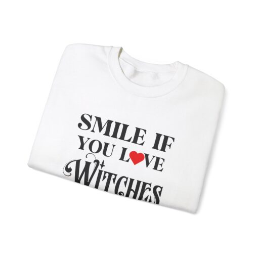 Smile If You Love Witches | Crewneck Sweatshirt - Image 3