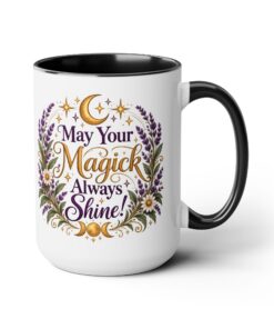 May Your Magick Always Shine! — Witchy Ceramic Mug - Image 3