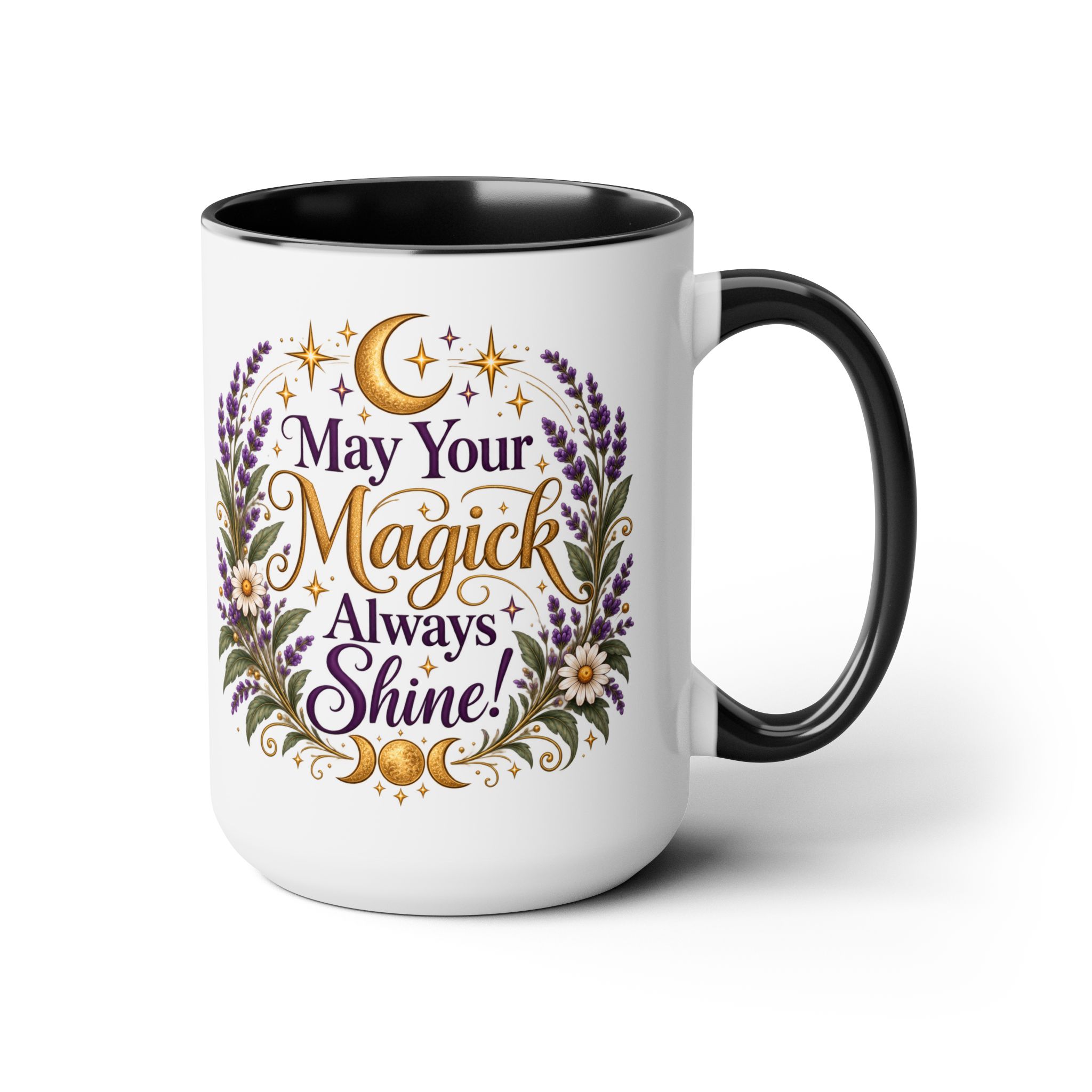 May Your Magick Always Shine! — Witchy Ceramic Mug - Image 3