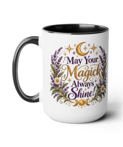 May Your Magick Always Shine! — Witchy Ceramic Mug - Image 2