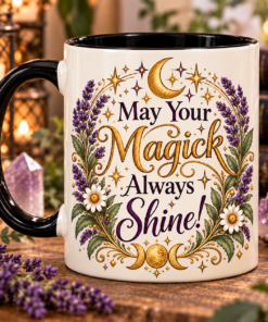 May Your Magick Always Shine! — Witchy Ceramic Mug