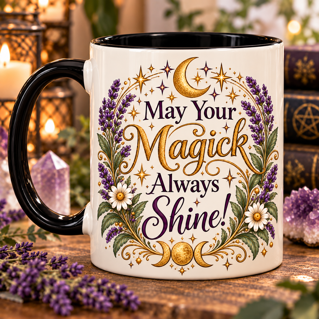 May Your Magick Always Shine! — Witchy Ceramic Mug